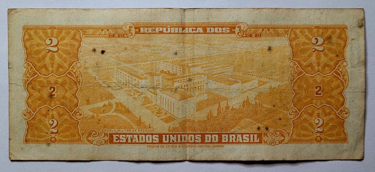 | Casa do Colecionador Cédula C062 - 2 (Dois Cruzeiros) MBC (Ano 1956)