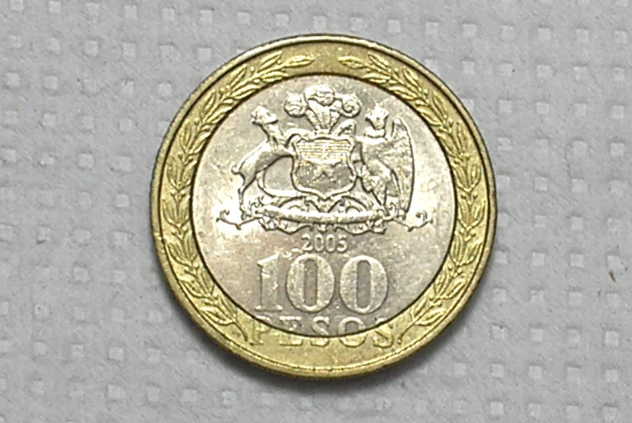 | Casa do Colecionador Chile) 100 Pesos - 2005 / Bimetal / Fc / box60