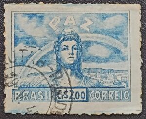 Comemorativos - RHM C0201 (Usado) Paz - Vitória dos Aliados - 08/05/1945