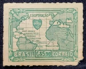 Comemorativos - RHM C0202 B (Usado) Paz - Vitória dos Aliados - 08/05/1945