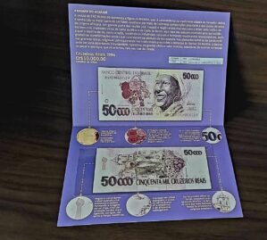 Folder para Cédula de 50.000 Cruzeiros Reais Sku 1630