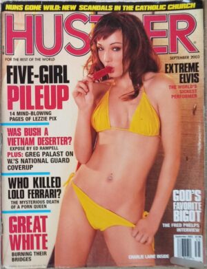 Hustler vol. 30 n. 3 septembre 2003 sex explicito revista importada frete gratis