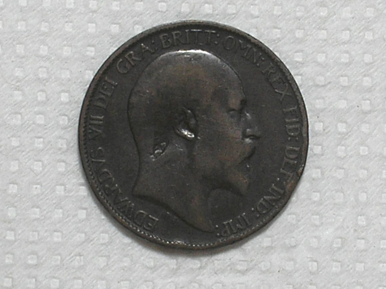 | Casa do Colecionador Inglaterra) 1/2 Penny - 1904 / Edwardvs vii / 25.5mm / Bz / box61