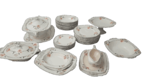 Jogo de porcelana inglesa W.H. Grindley - Windsor Ivory - 1930