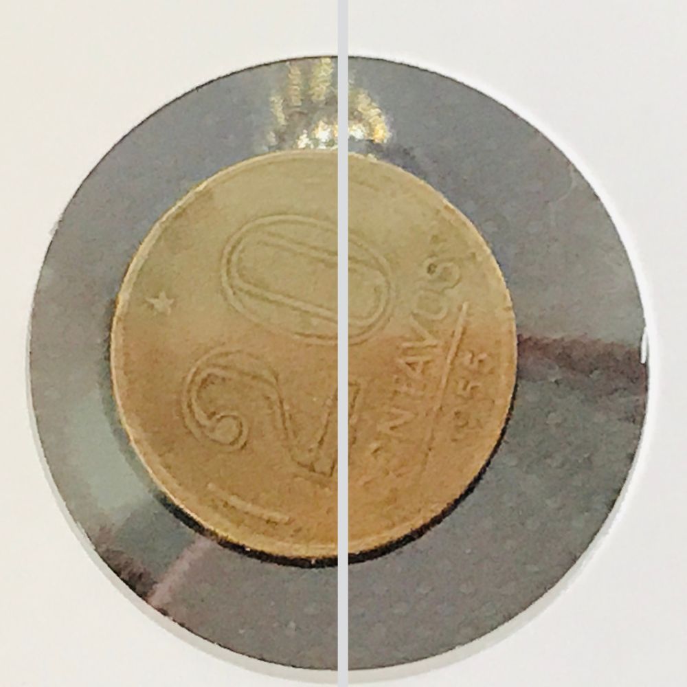 | Casa do Colecionador MOEDA 20 CENTAVOS 1955. REVERSO HORIZONTAL. ESCASSA
