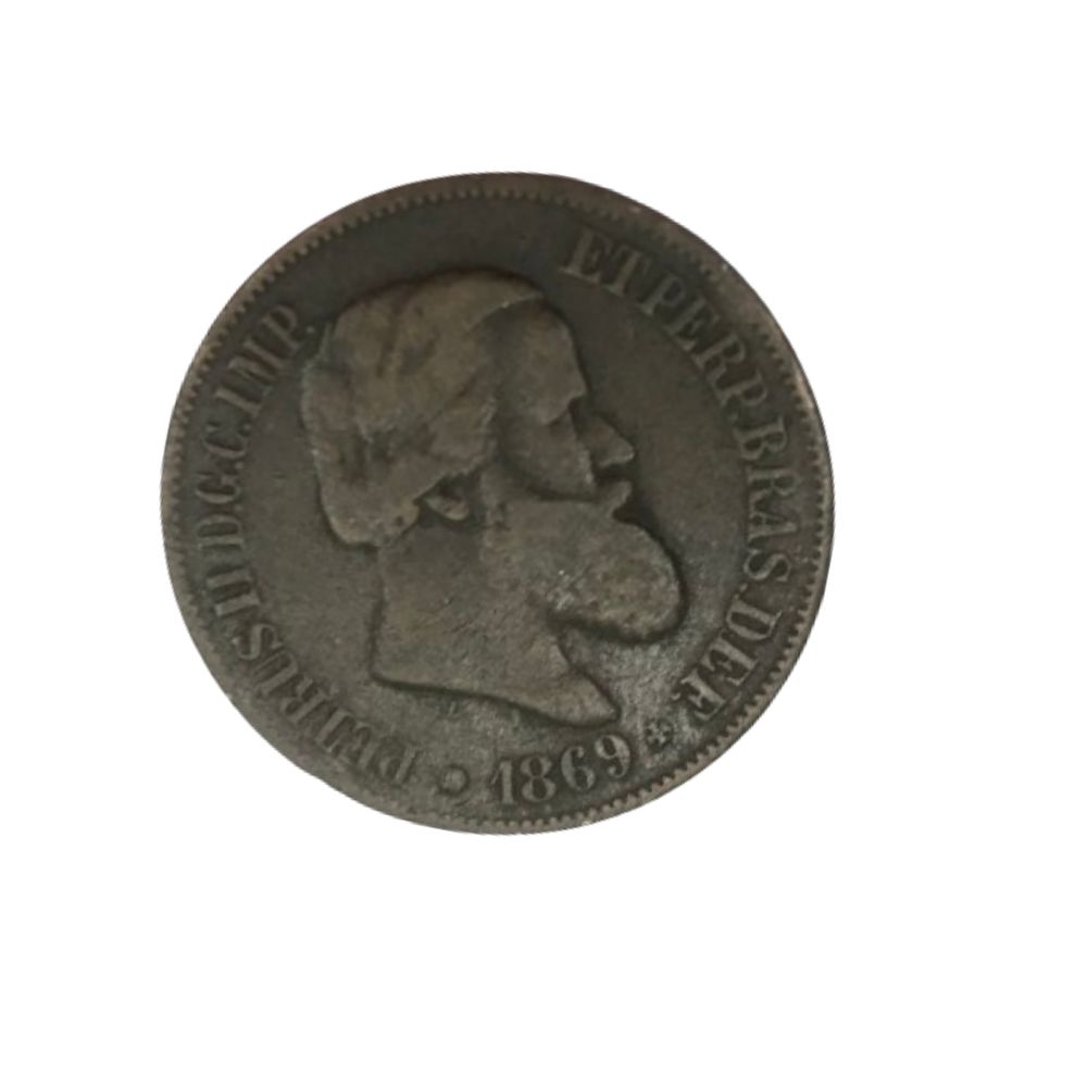 | Casa do Colecionador MOEDA 20 RÉIS. 1869. COM PONTO. BRONZE. (CADA)