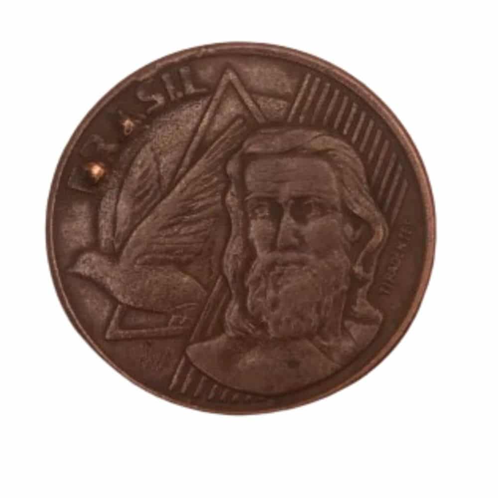 | Casa do Colecionador MOEDA 5 CENTAVOS 2007. BRASIL LETRAS ENTUPIDAS. TIRADENTES