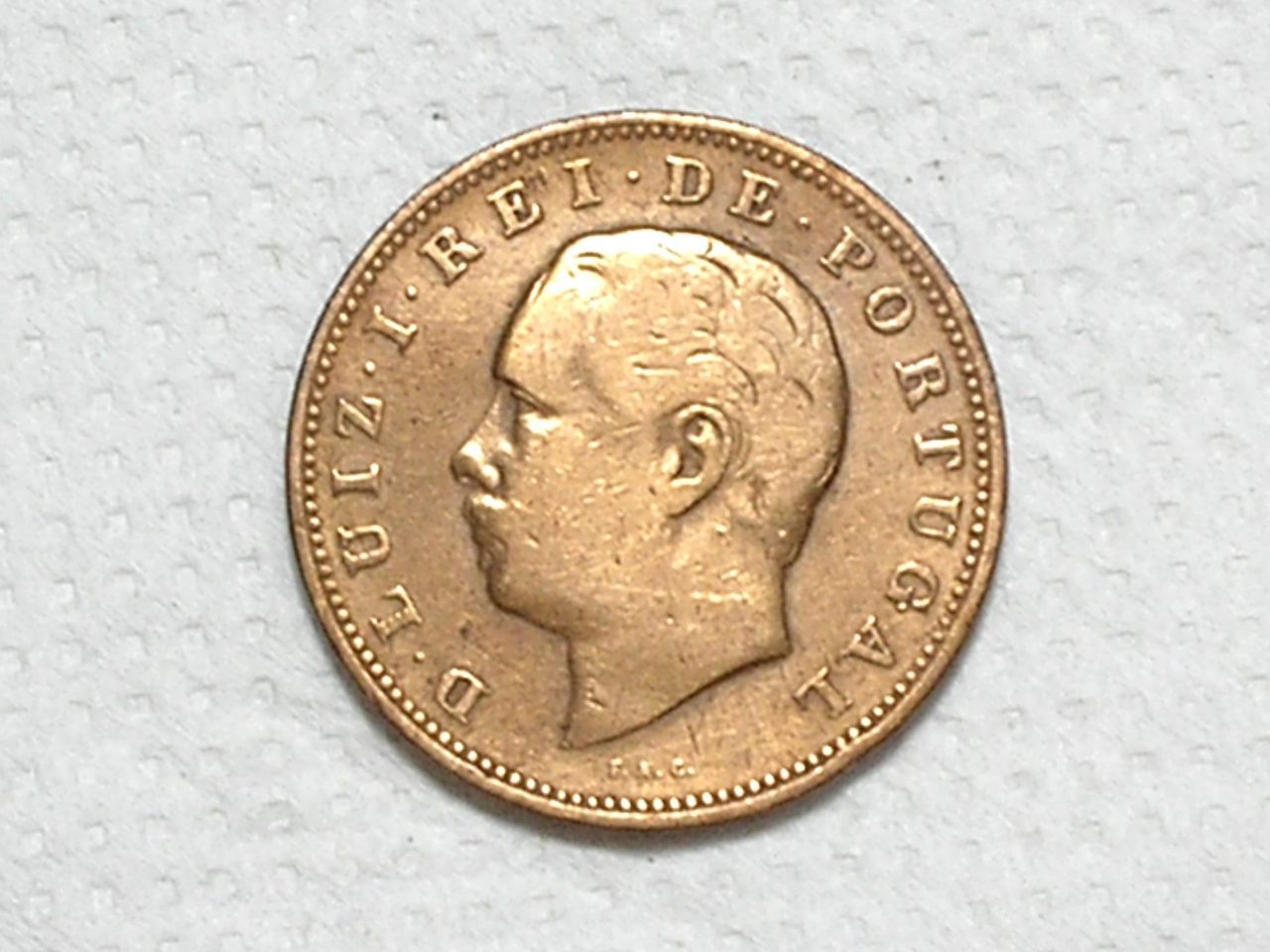 | Casa do Colecionador Portugal) XX Réis - 1883 / 30mm / Bronze / Mbc / box63.3