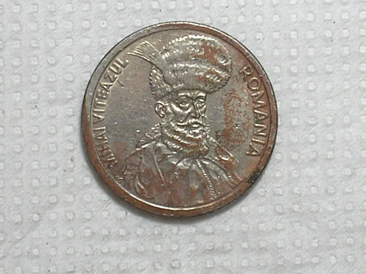 | Casa do Colecionador Romania) 100 Lei - 1996 / Inscrição na borda / 8,75g - 29mm / Ni/St / box62