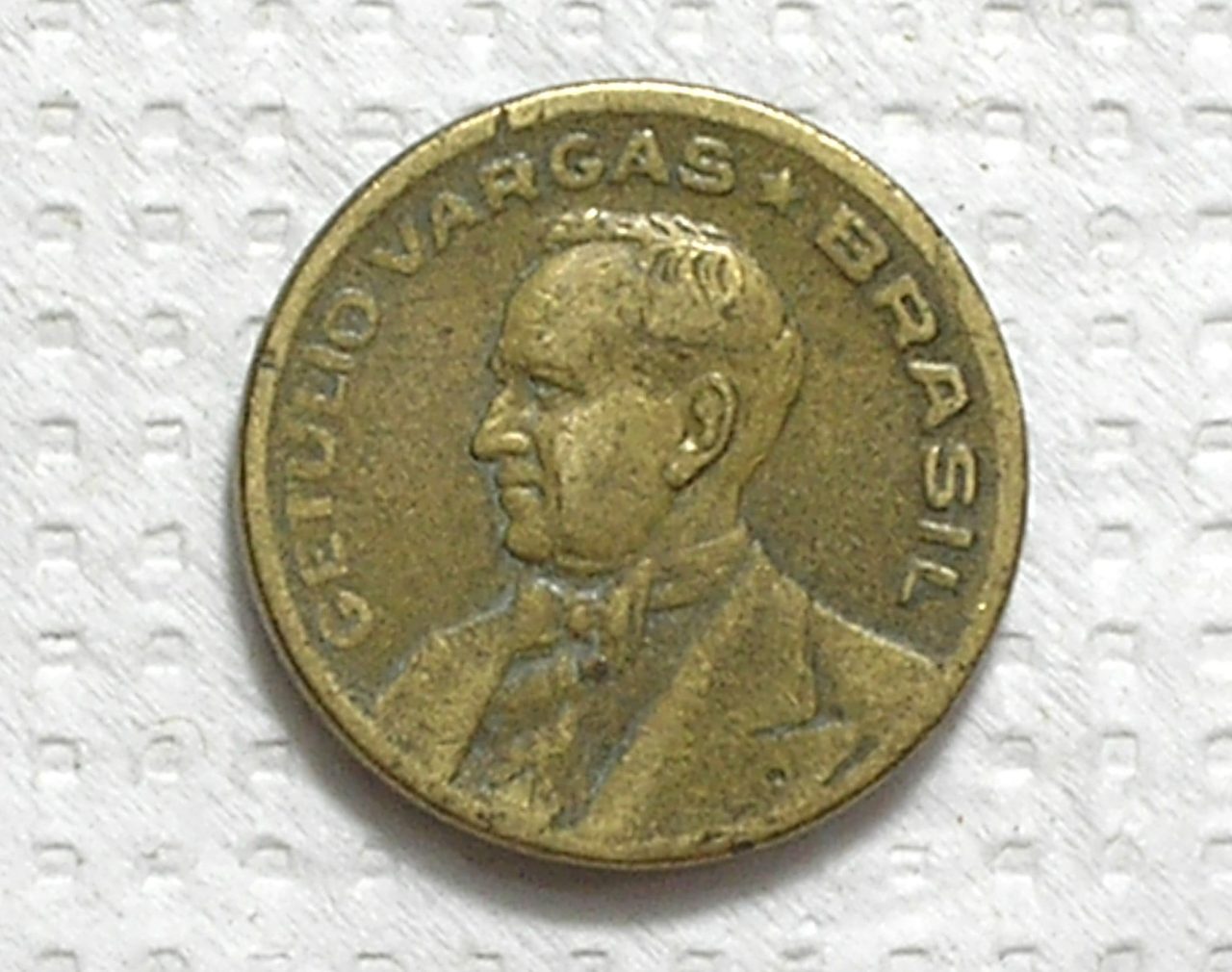 | Casa do Colecionador 20 Centavos - 1944 - Sem a sigla do gravador / Escassa / Mbc / Bz/Al / box64.3