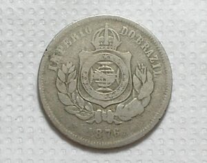 - 200 Réis - 1876 - Data Escassa / Império / Cu/Ni / Cod.510.3