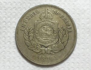 200 Réis - 1876 - Data Escassa / Império / Cu/Ni / Cod.510.4