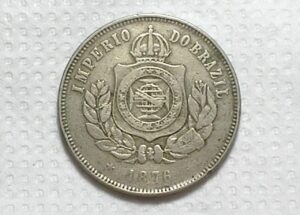 200 Réis - 1876 - Data Escassa / Império / Cu/Ni / Cod.510.6