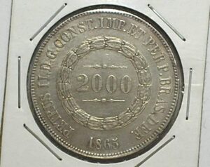 2.000 Réis - 1865 // Império do Brasil // Soberba / Prata