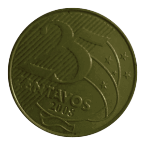 25 Centavos 2008 MBC + Sku 1693