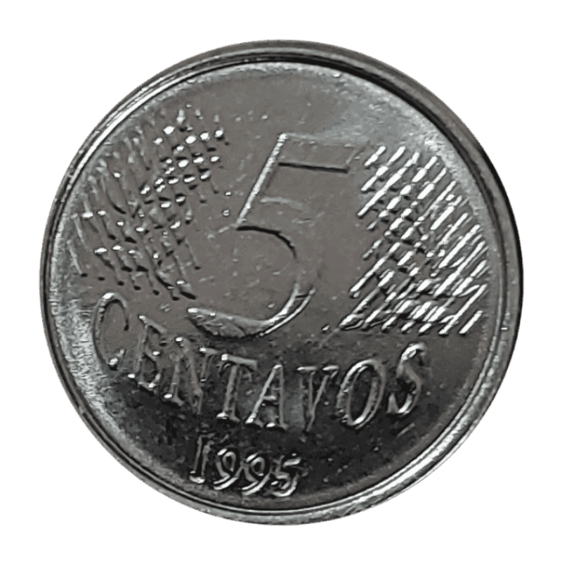 5 centavos 1995 Sob/FC Sku 1688