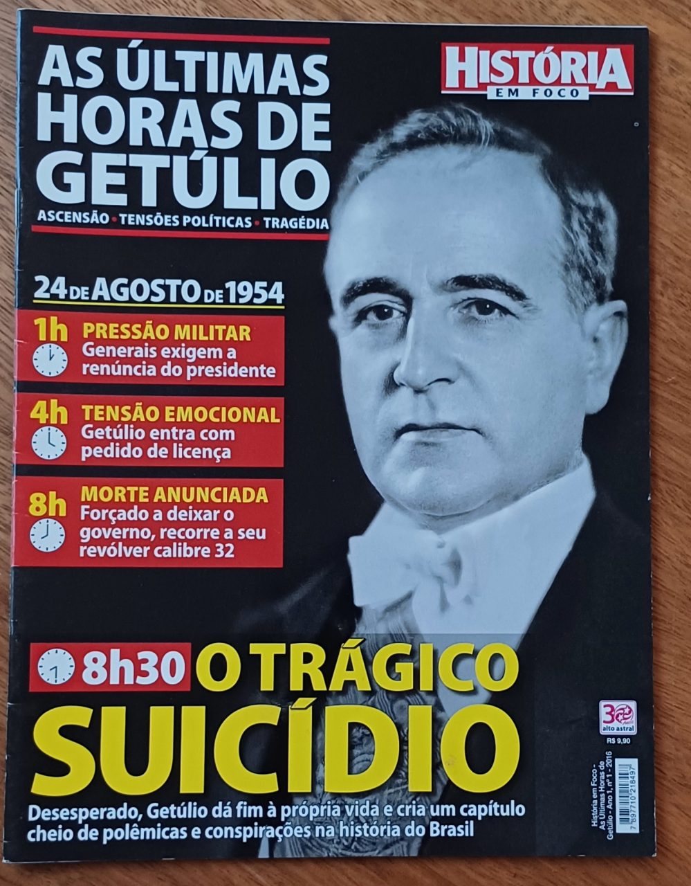 | Casa do Colecionador 5mr. Revista Últimas horas de Getúlio. História em foco 1.