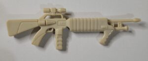 Acessório para Figuras de Ação - Arma Estilo Rifle | Anos 80/90