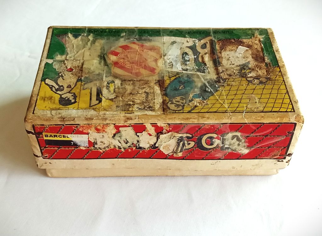 | Casa do Colecionador Bola Gol Futebol De Botão - Bangu Atlético Clube - Anos 60