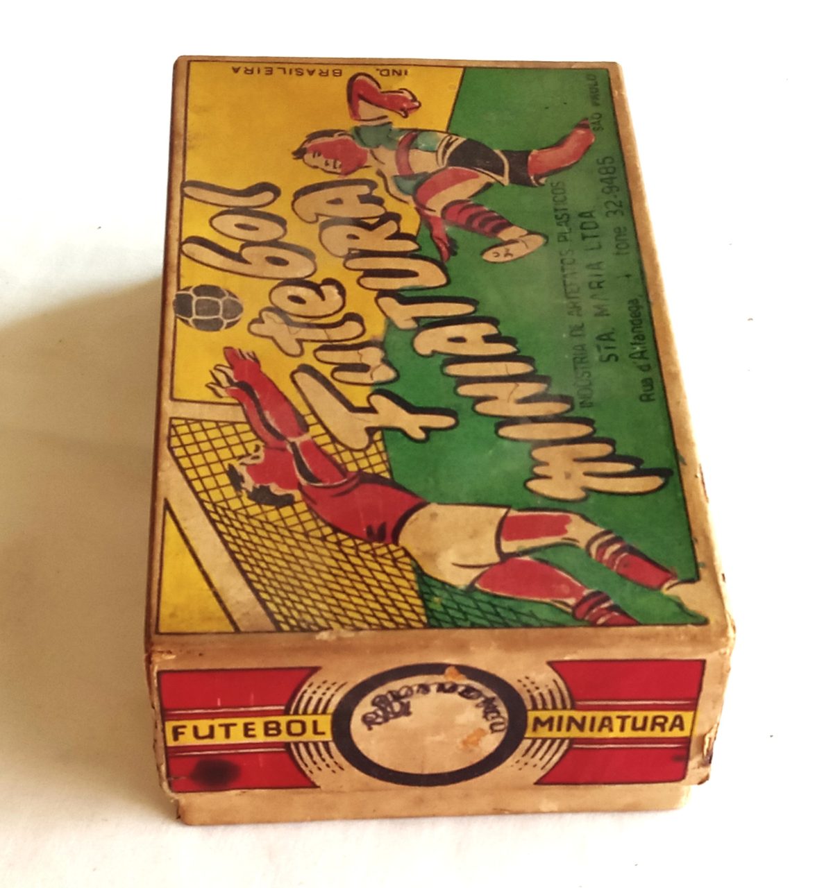 | Casa do Colecionador Botão - Bola Gol - Futebol Miniatura Botafogo FR Anos 60