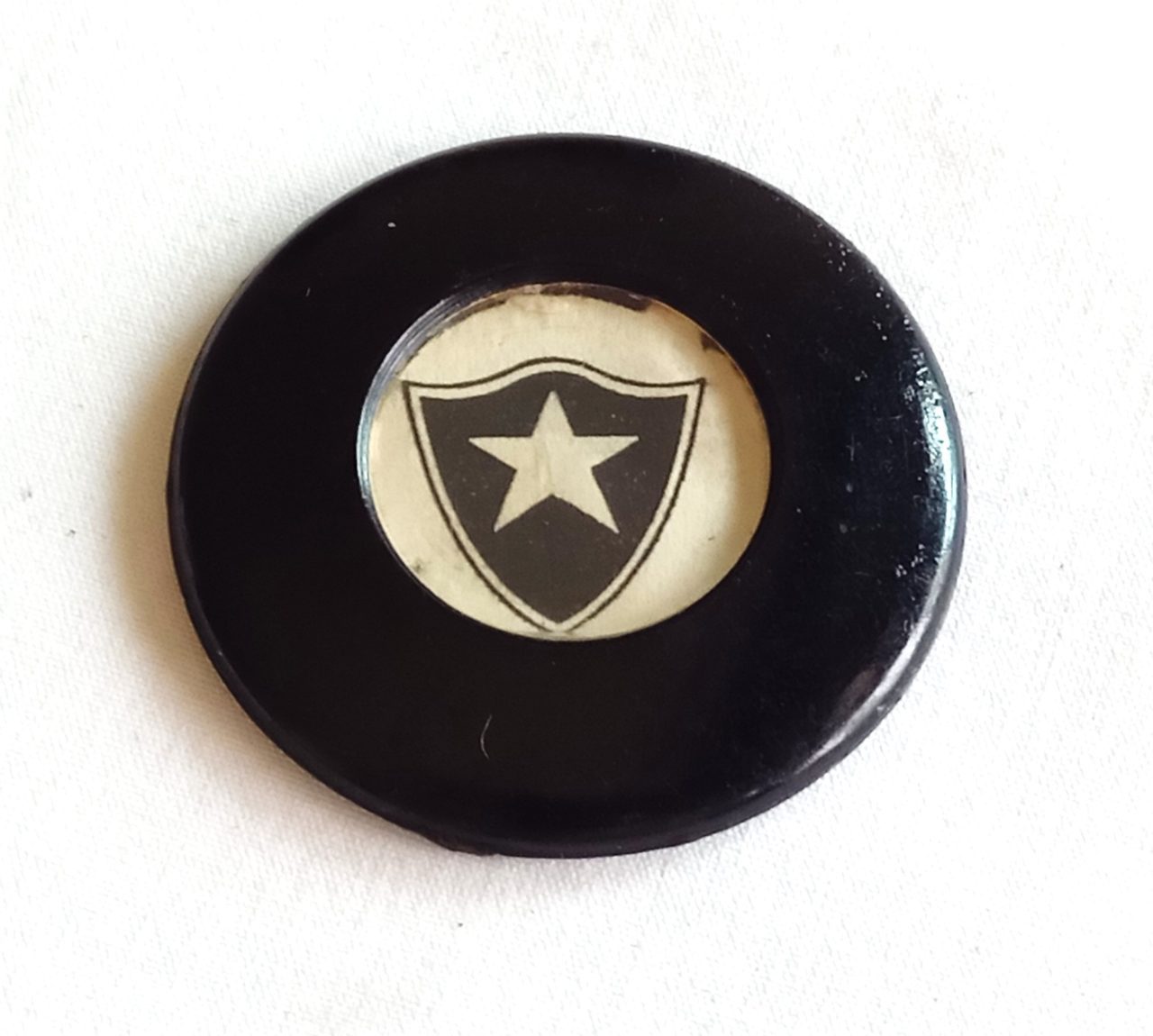 | Casa do Colecionador Botão - Bola Gol - Futebol Miniatura Botafogo FR Anos 60