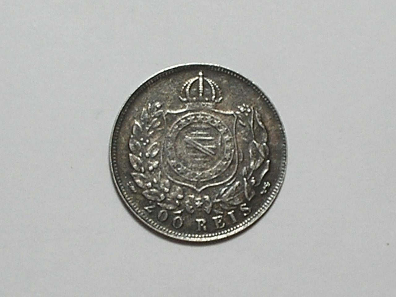 | Casa do Colecionador Brasil 200 Réis - 1868 = Petrus 2º = Prata Império