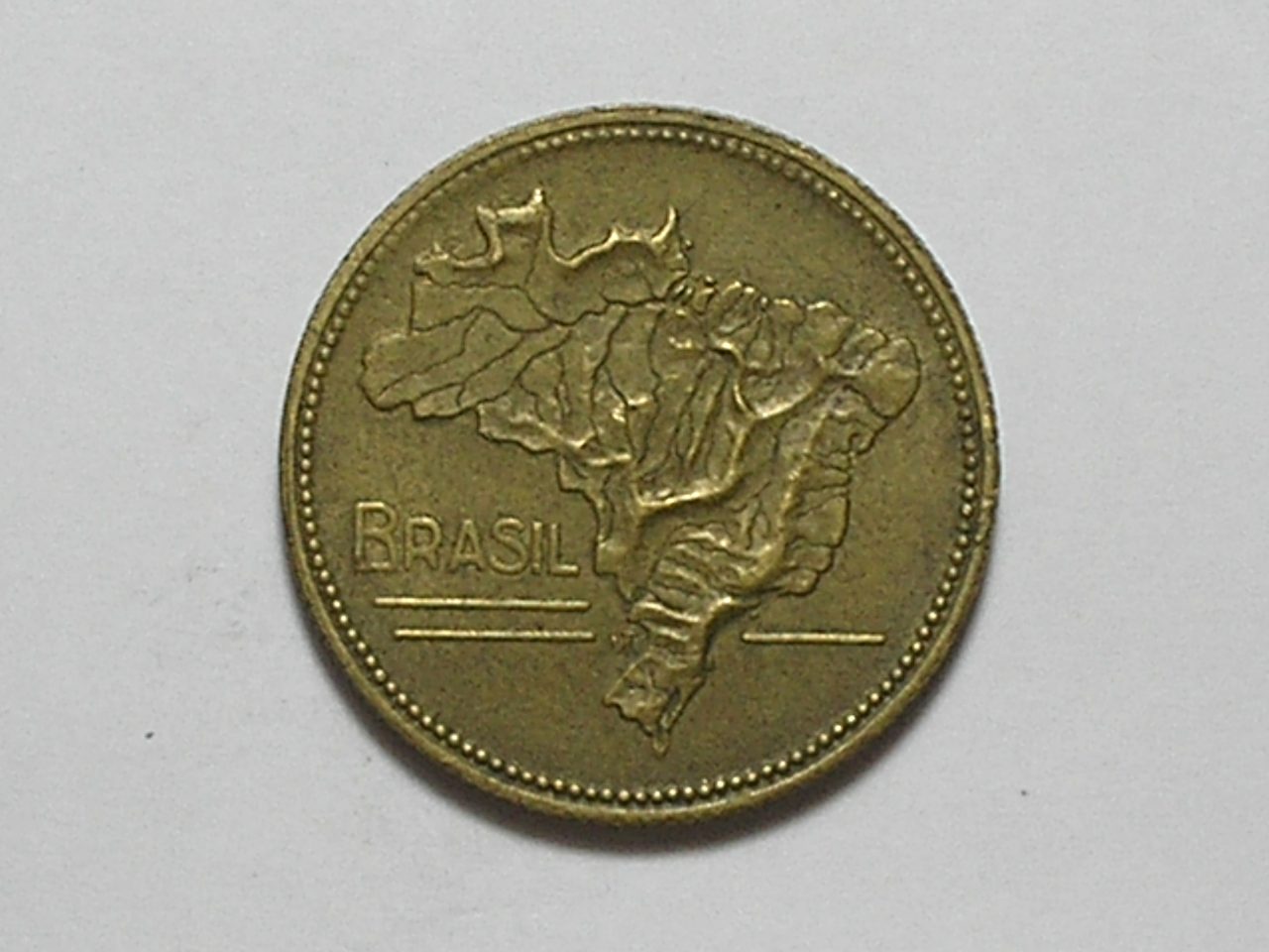 | Casa do Colecionador Brasil 5 Cruzeiros - 1943 = Mapa do Brasil = Soberba = Bz/Al