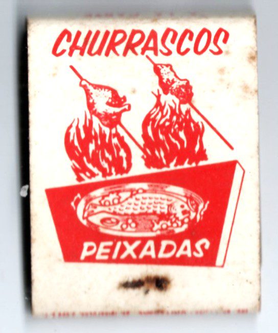 | Casa do Colecionador Caixa De Fosforos - Churrascaria Brasileira - Anos 50