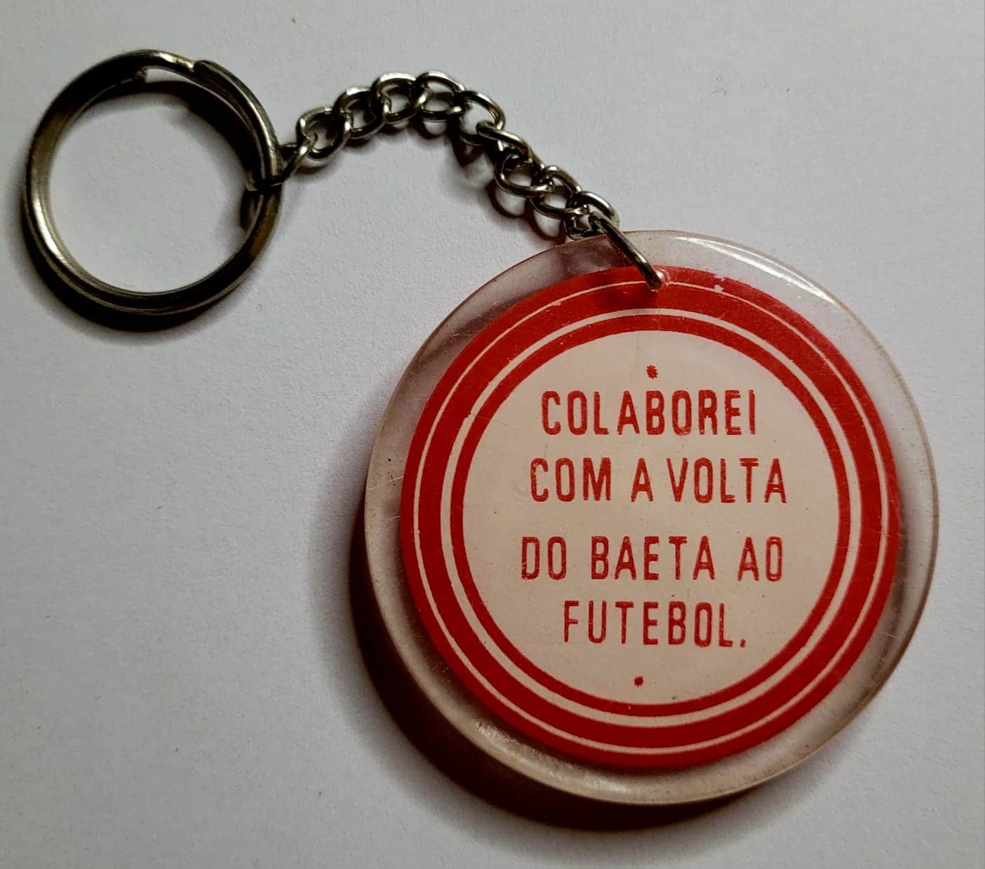 | Casa do Colecionador Chaveiro de Acrílico - Tupynambás Futebol Clube (Baeta) Juiz de Fora/MG