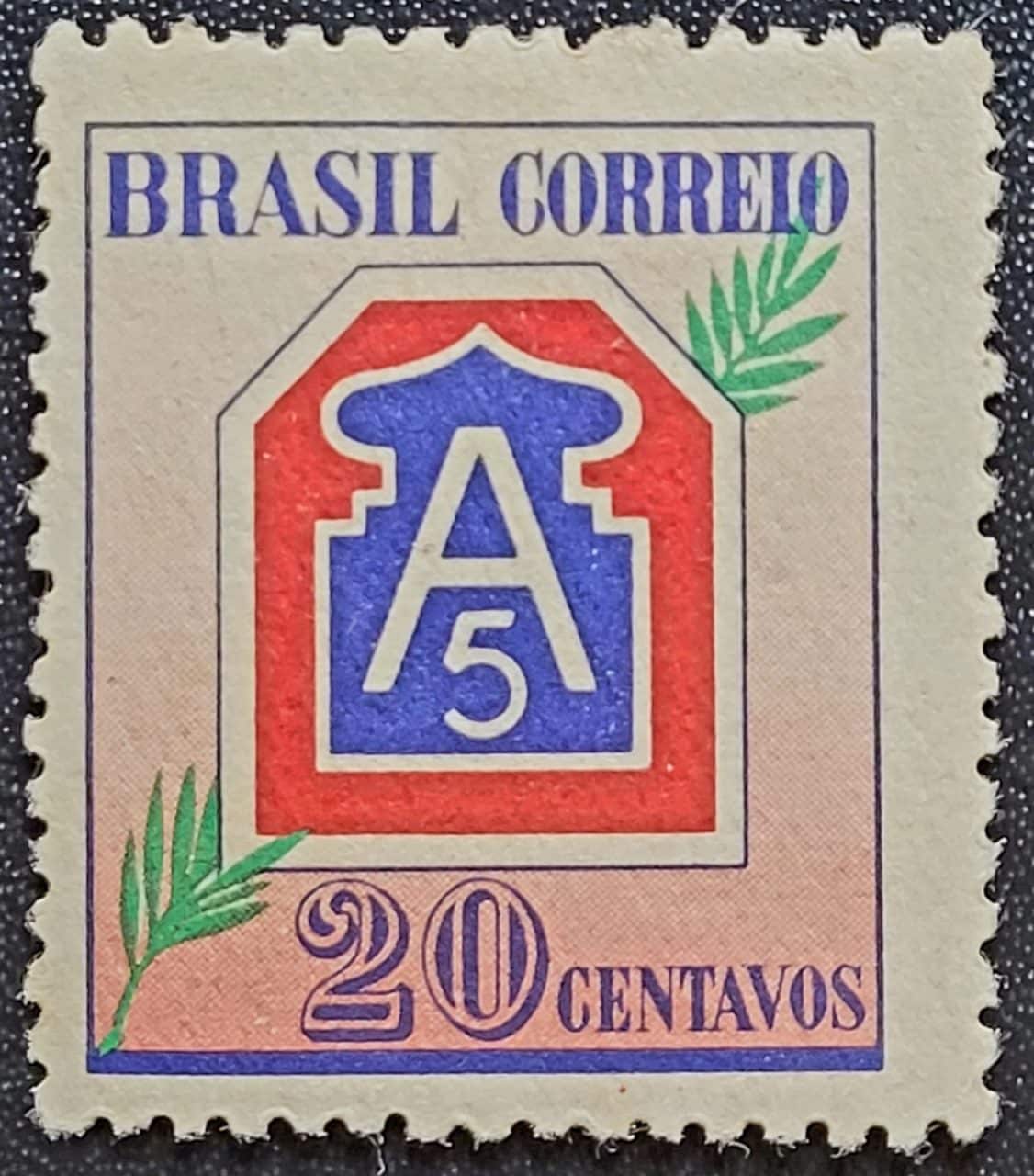 | Casa do Colecionador Comemorativos - RHM C0206 (Novo) 20 cts - FEB - 18/07/1945