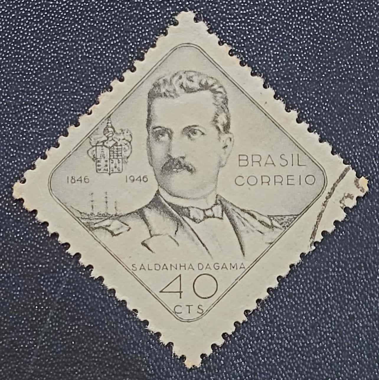 | Casa do Colecionador Comemorativos - RHM C0212 (Usado) Centenário do Nascimento do Almirante Luiz Felipe Saldanha da Gama - 07/04/1946