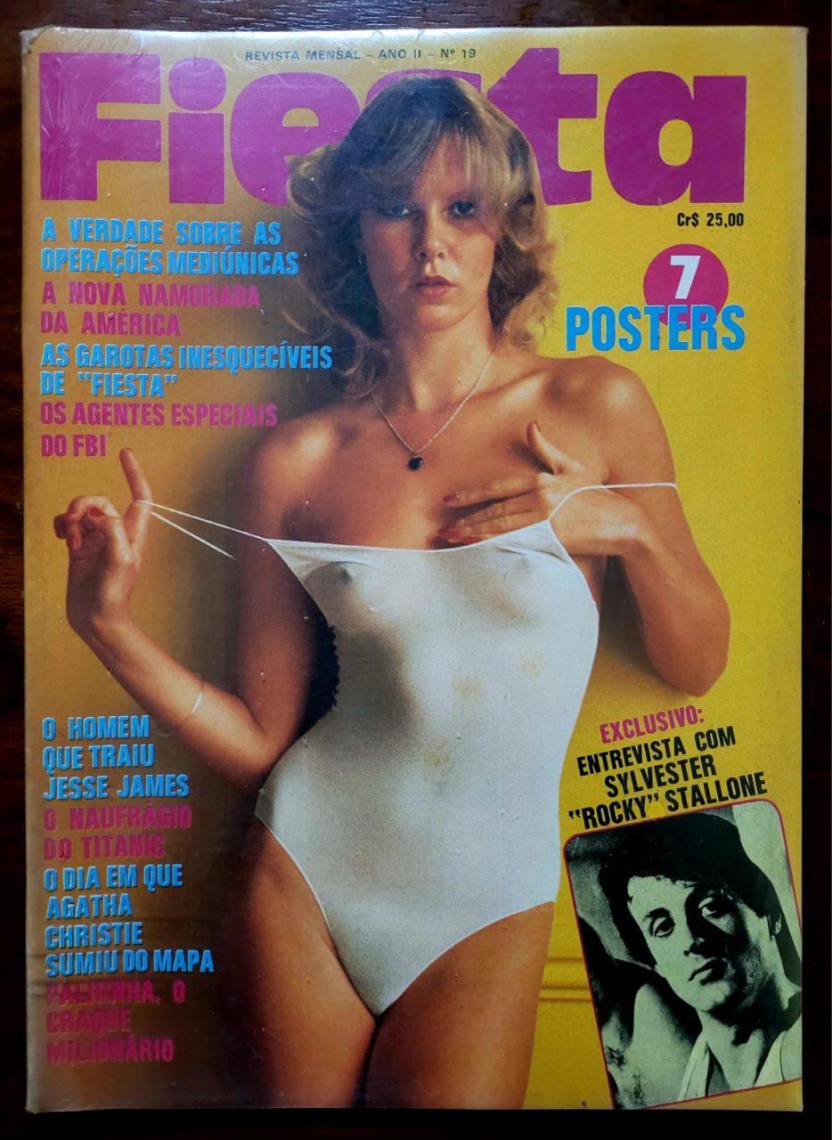 | Casa do Colecionador Fiesta Nº 19 - LACRADA (Revista com 7 Pôsters) Setembro 1977