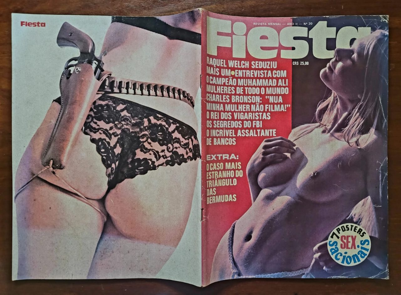 | Casa do Colecionador Fiesta Nº 20 - Mulheres de Todo o Mundo (Revista com 7 Pôsters) Outubro 1977