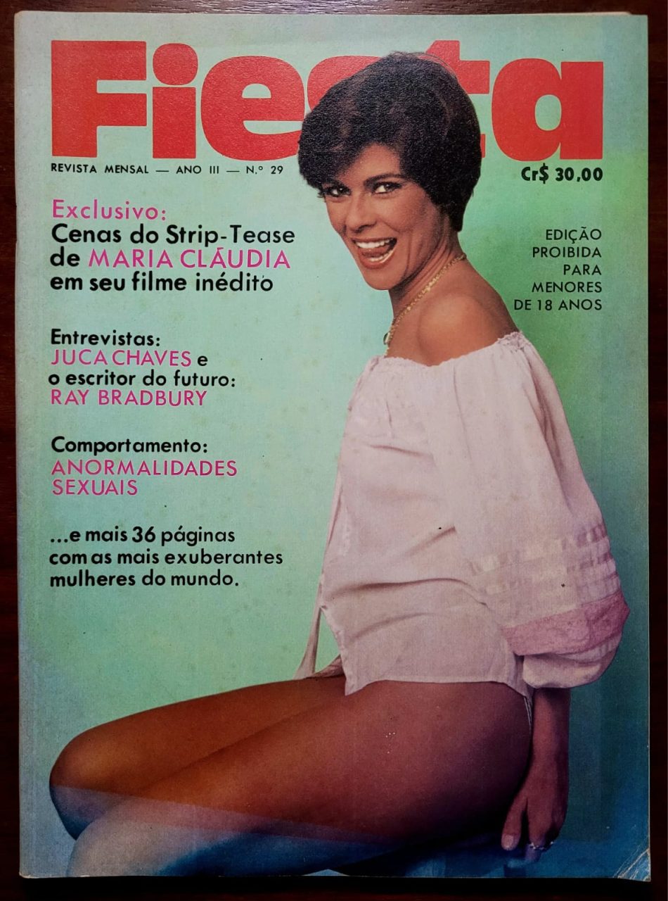 | Casa do Colecionador Fiesta Nº 29 - Maria Cláudia (Revista com Pôster) Julho 1978