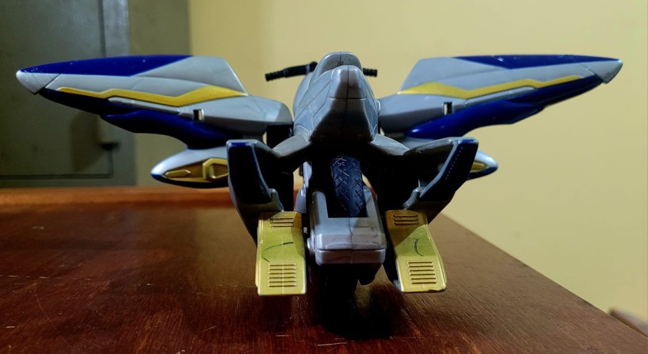 | Casa do Colecionador Moto Azul Wild Force Power Rangers - Bandai 2001 - Transformável!