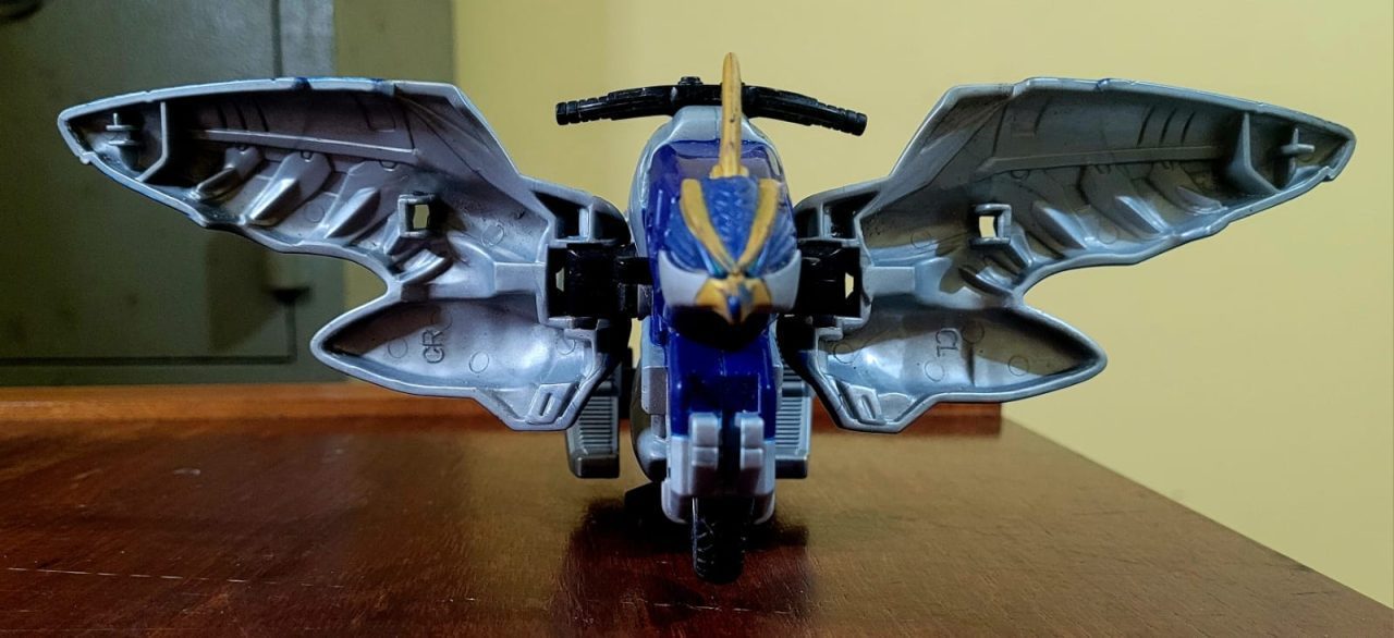 | Casa do Colecionador Moto Azul Wild Force Power Rangers - Bandai 2001 - Transformável!