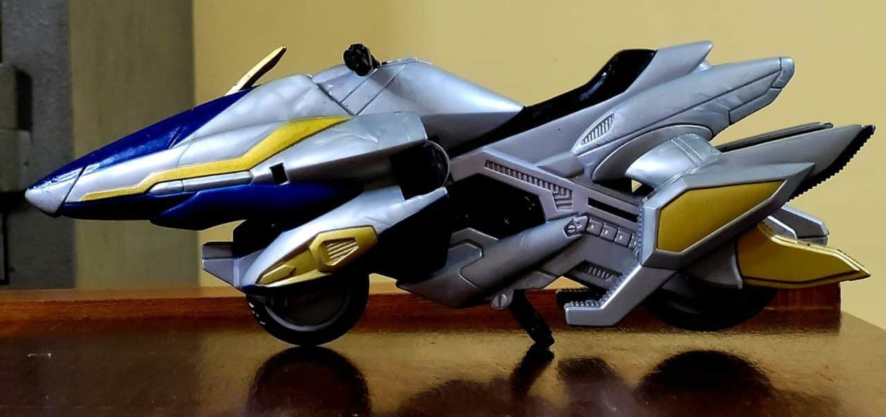 | Casa do Colecionador Moto Azul Wild Force Power Rangers - Bandai 2001 - Transformável!