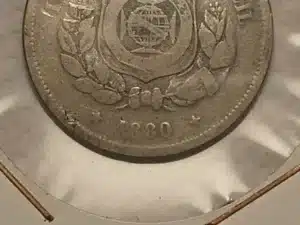 Rara) 100 Réis - 1880 / Cu/ni / Mbc Bonita / Império