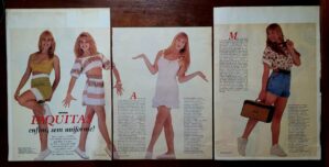 Recorte de Revista Especial Paquitas – Moda Anos 90 Fora dos Palcos | Ensaio Inédito