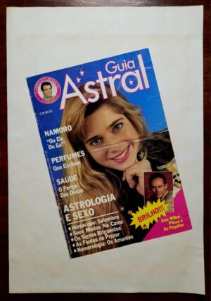 Recorte Original da Revista Guia Astral com Matéria dos Paquitos da Xuxa – Anos 90
