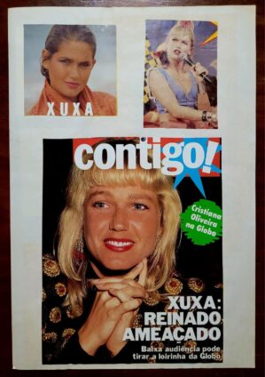 Recorte Original Revista Contigo! – Xuxa: Reinado Ameaçado + Coleção de Imagens | Anos 90