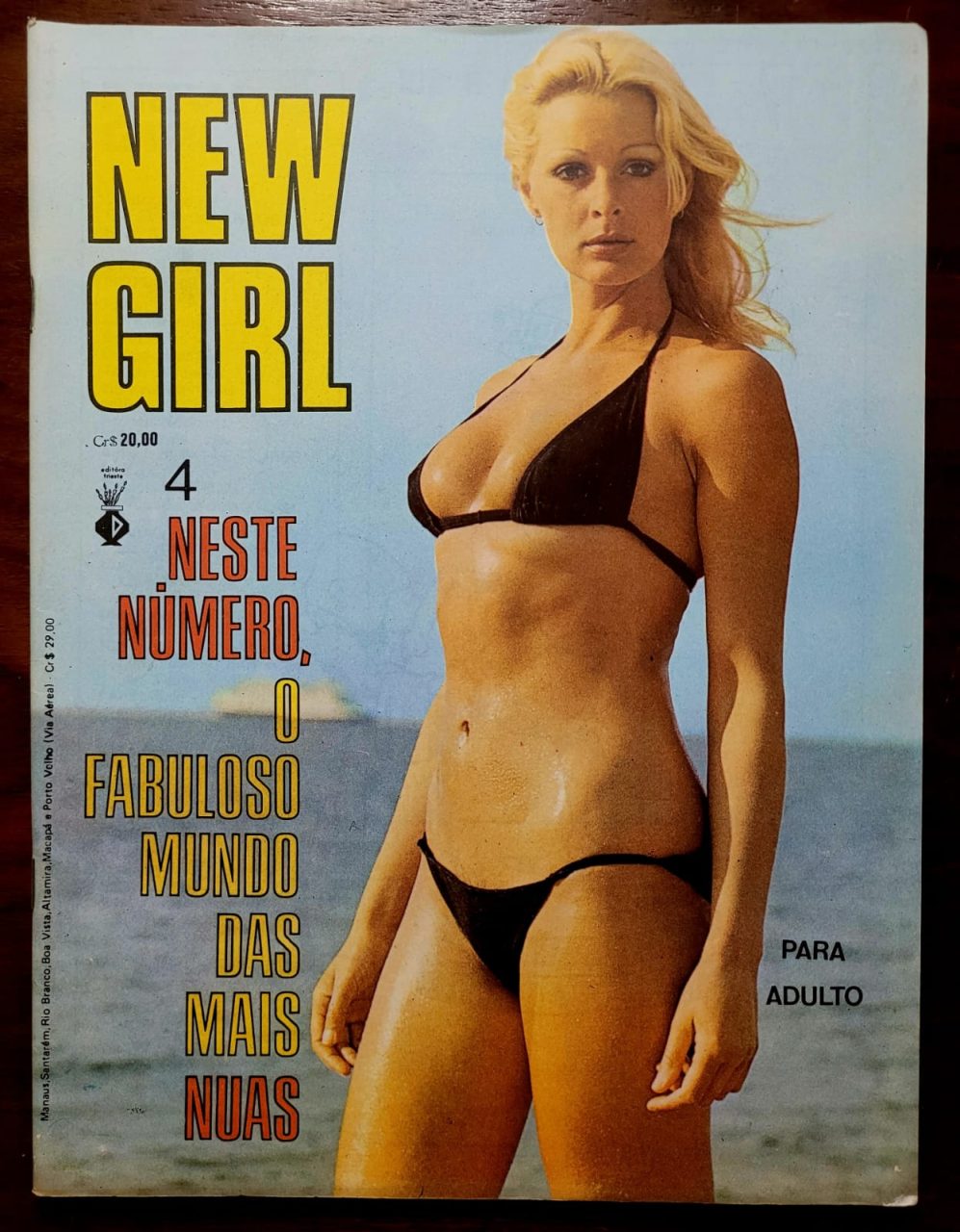 | Casa do Colecionador Revista New Girl Nº 04 - O Fabuloso Mundo das mais Nuas - Anos 70