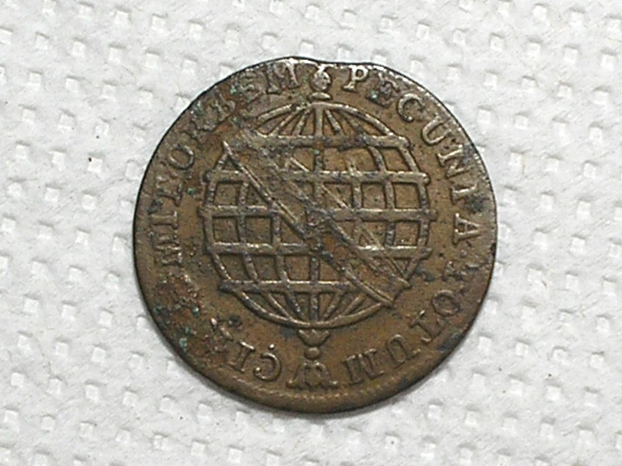 | Casa do Colecionador X Réis - 1799 / Módulo Menor / Maria I / 40 Perolas / Mbc / Colônia / Cobre / box22