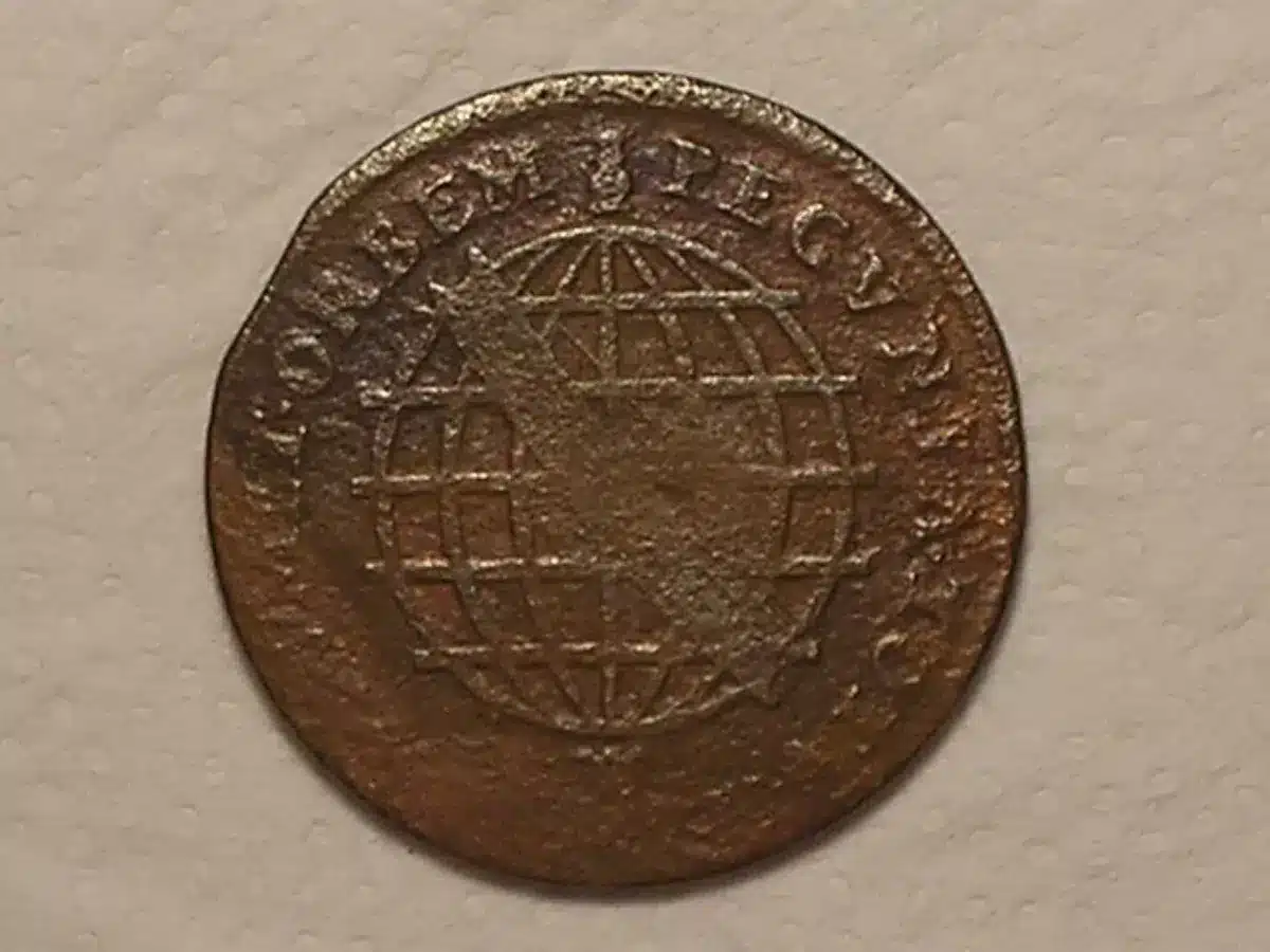 | Casa do Colecionador XL Réis - 1760 Rex // Data entre Florões // Escudete // 51 Perolas / Bem conservada // Cobre