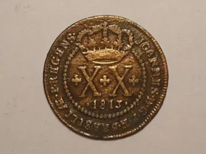 Xx Réis - 1813 Bahia // 46 Pérolas // Mbc