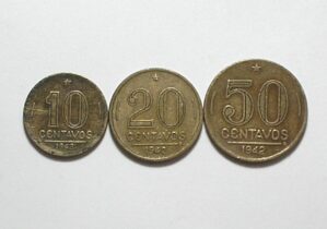 10 / 20 / 50 Centavos - 1942 -- as primeiras da série