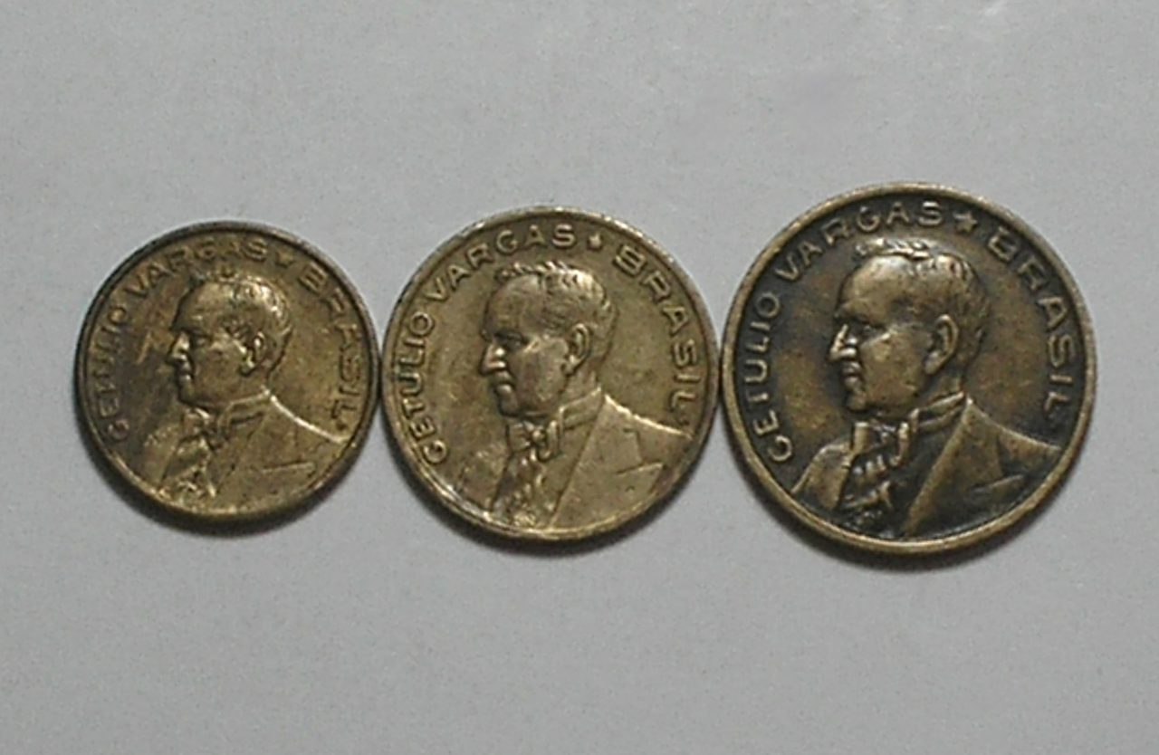 | Casa do Colecionador 10 / 20 / 50 Centavos - 1942 -- as primeiras da série