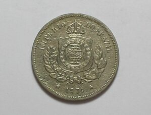 100 Réis - 1871 / Níquel / Mbc