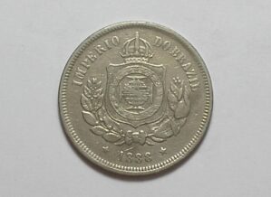 100 Réis - 1888 / Império / Níquel / Mbc/Sob