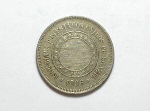 100 Réis - 1896 / República / Níquel / Mbc